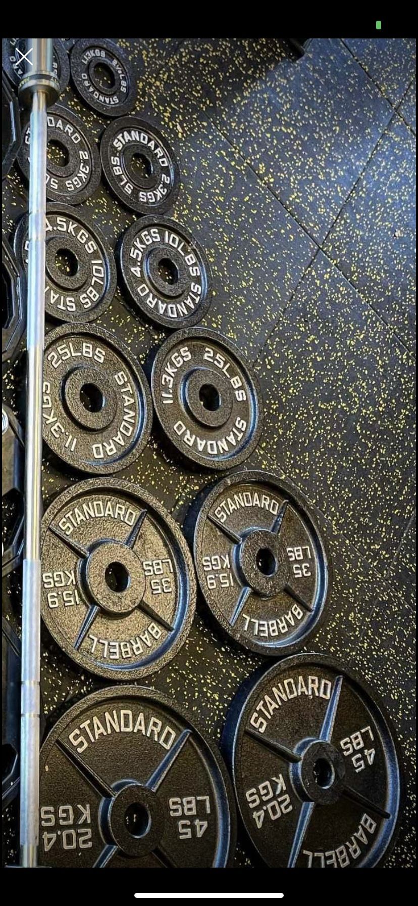 300lb Olympic Weight Sets And Bumper Plate Sets With Barbell And Clips