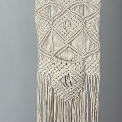 Macramé Wall Hanging with Pocket