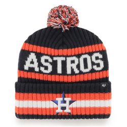 Houston Astros ‘47 Bering Cuffed Knit Hat With Pom