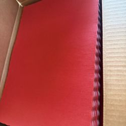 Red Disposable Placemat 