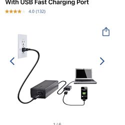 Targus® APA32US Laptop Charger With USB Fast Charging Port