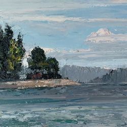 Paint. Canvas. Oil. 16/20 inch. Price $150