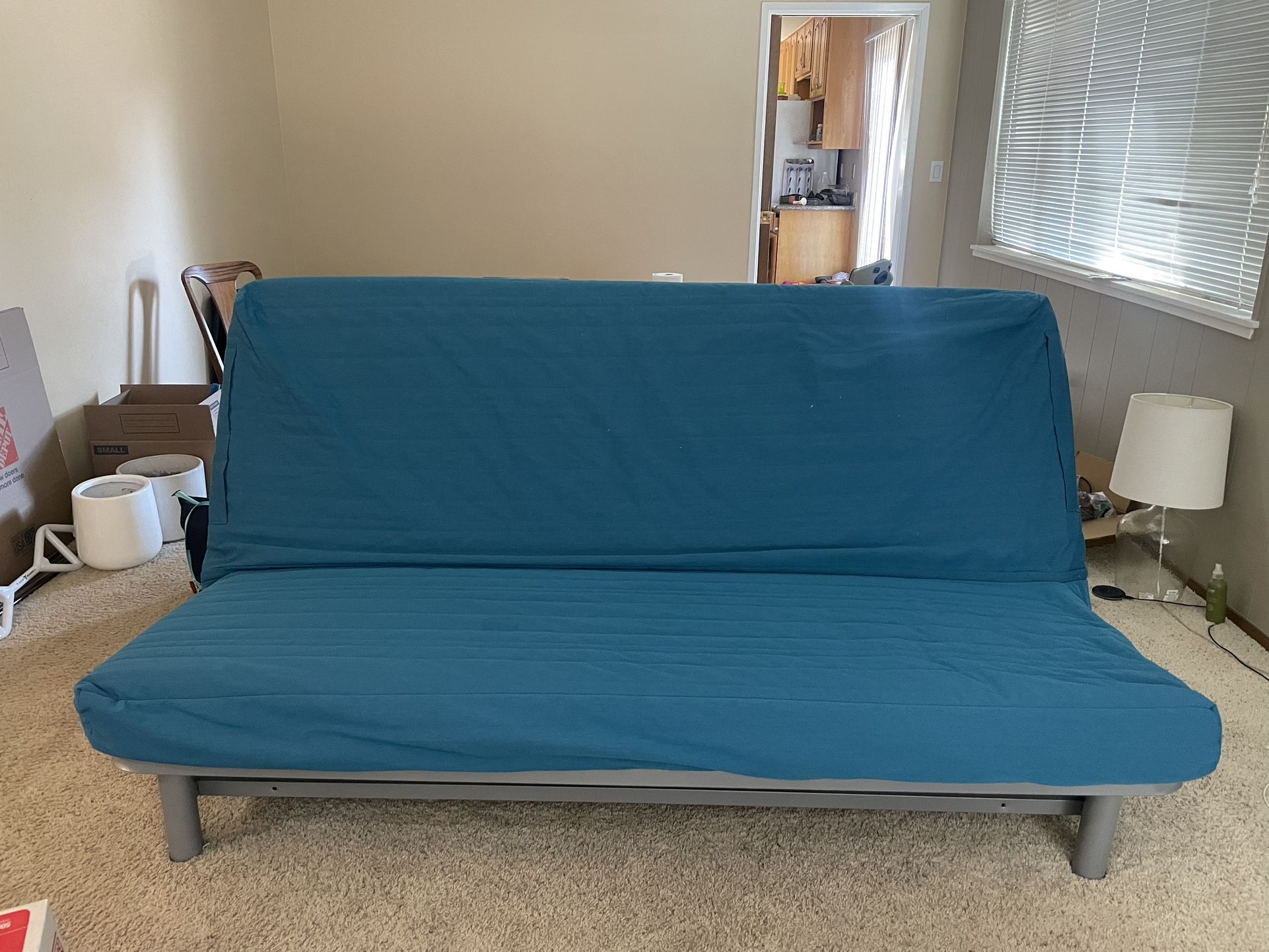 Futon: Frame, Mattress and Cover