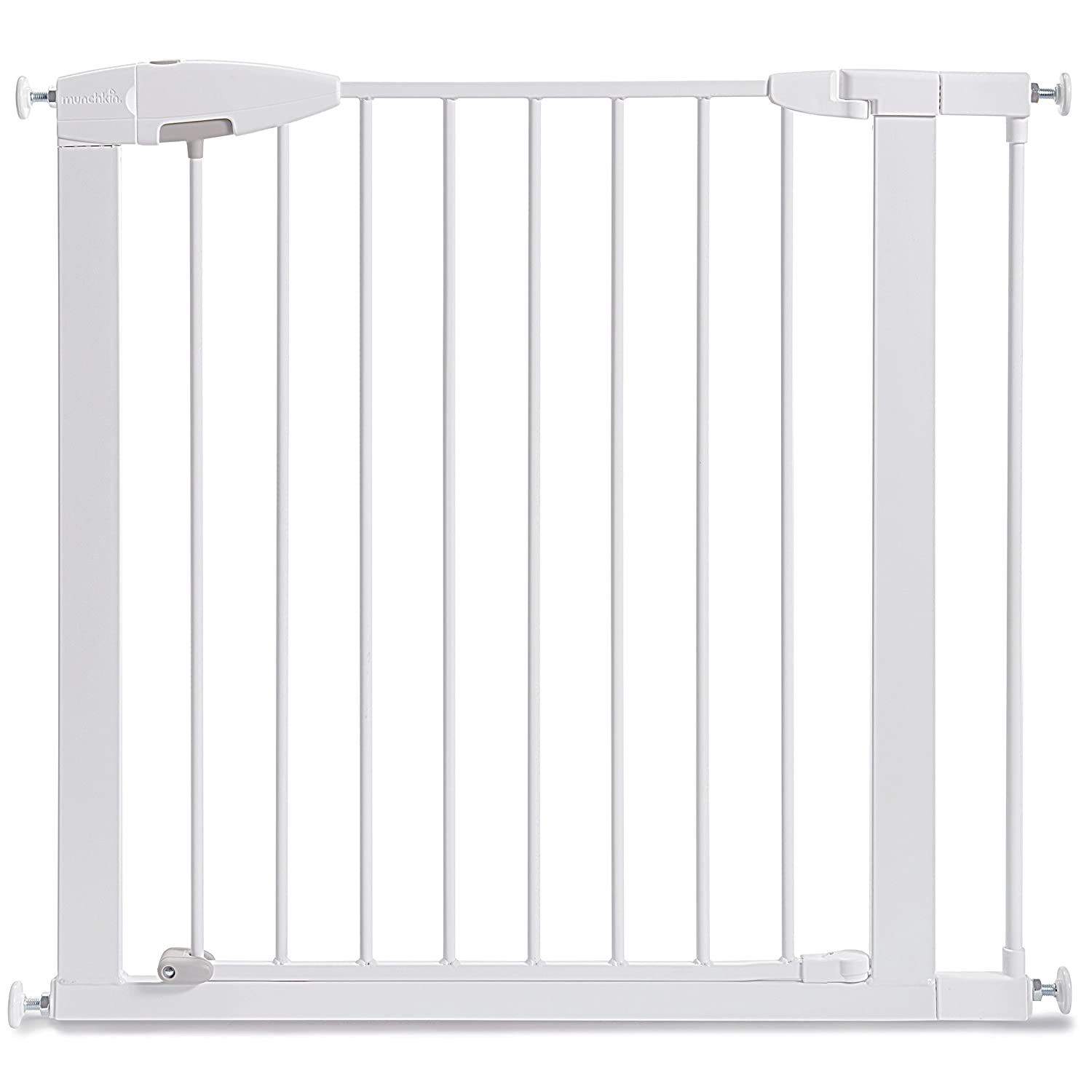 Baby Gate for Stairs, Hallways and DoorWalk Through with Door, Metal