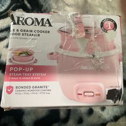 Personal rice cooker and veggie steamer