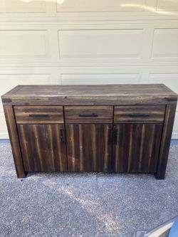 This is a Laurel Foundry Solid Wood Sideboard