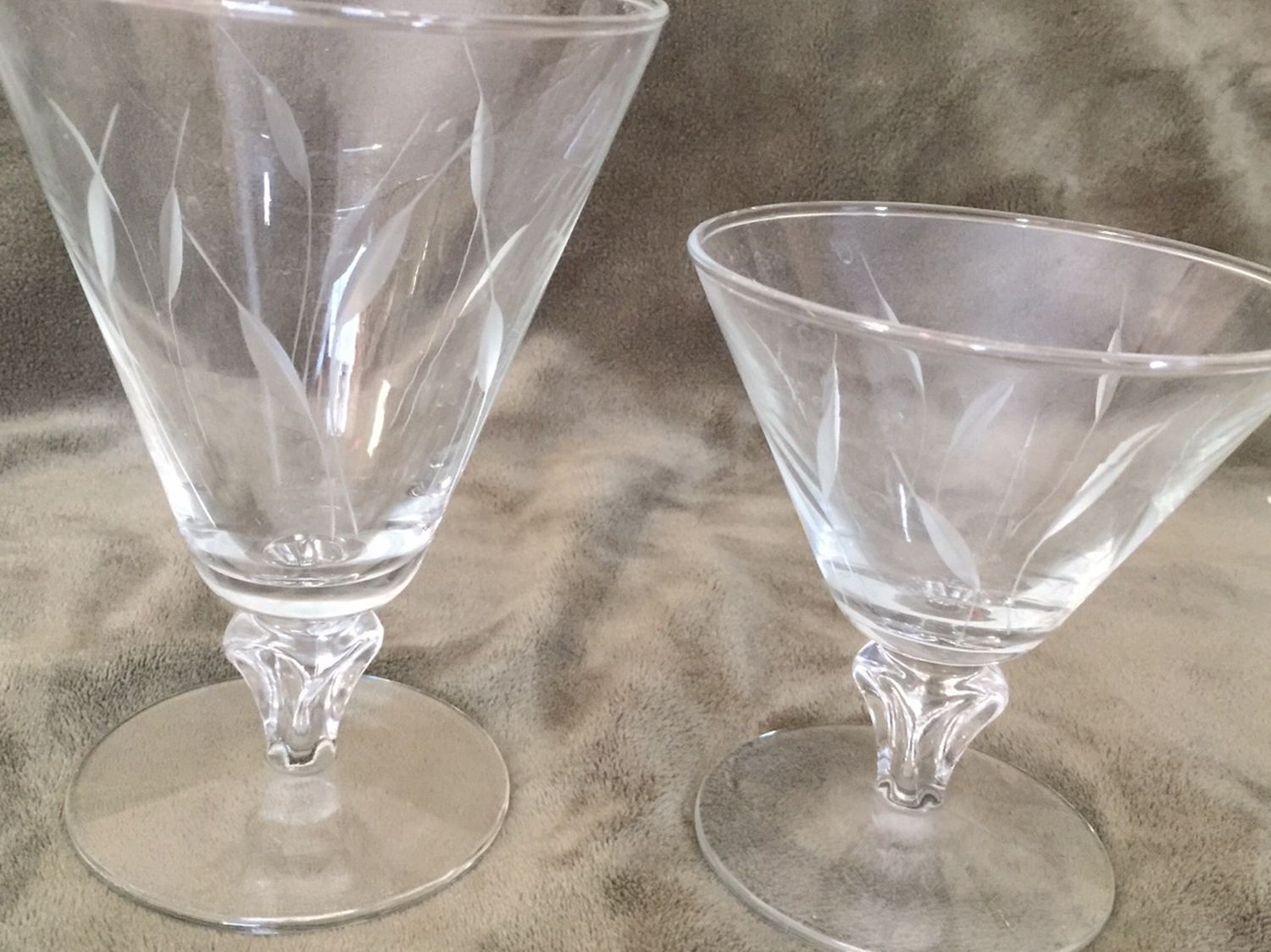 Crystal Etched Glasses