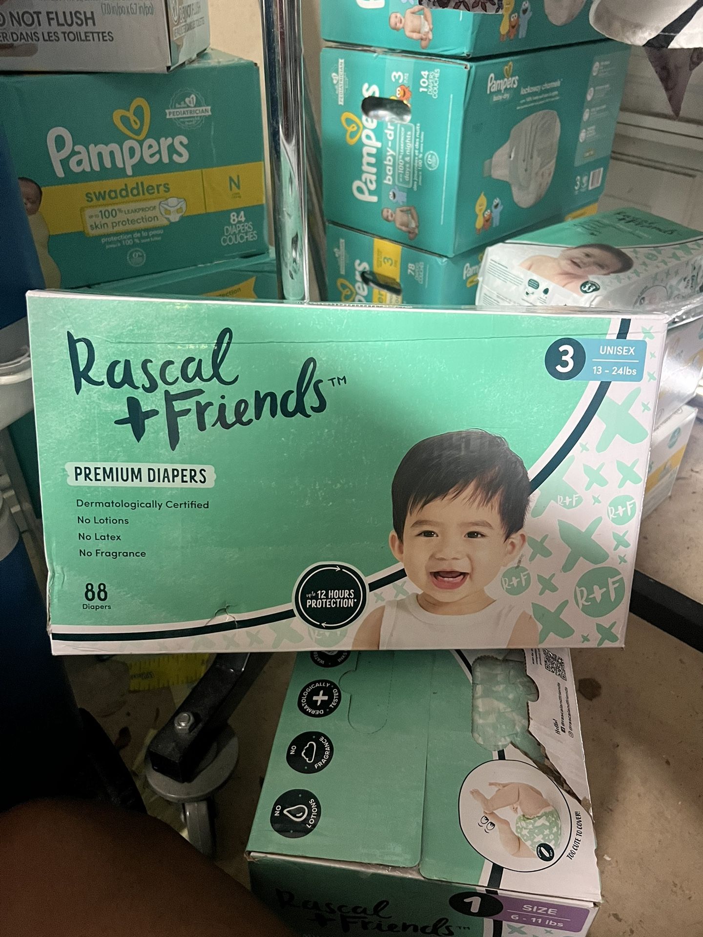 Rascal + Friends Size 3 -88ct Diapers