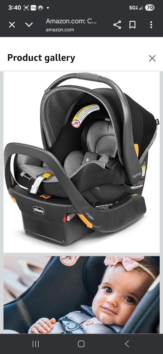 Chicco KeyFit® Max ClearTex® Infant Car Seat and Base