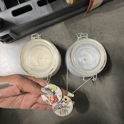 2 Large Candles