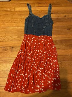 Red and Blue Sundress