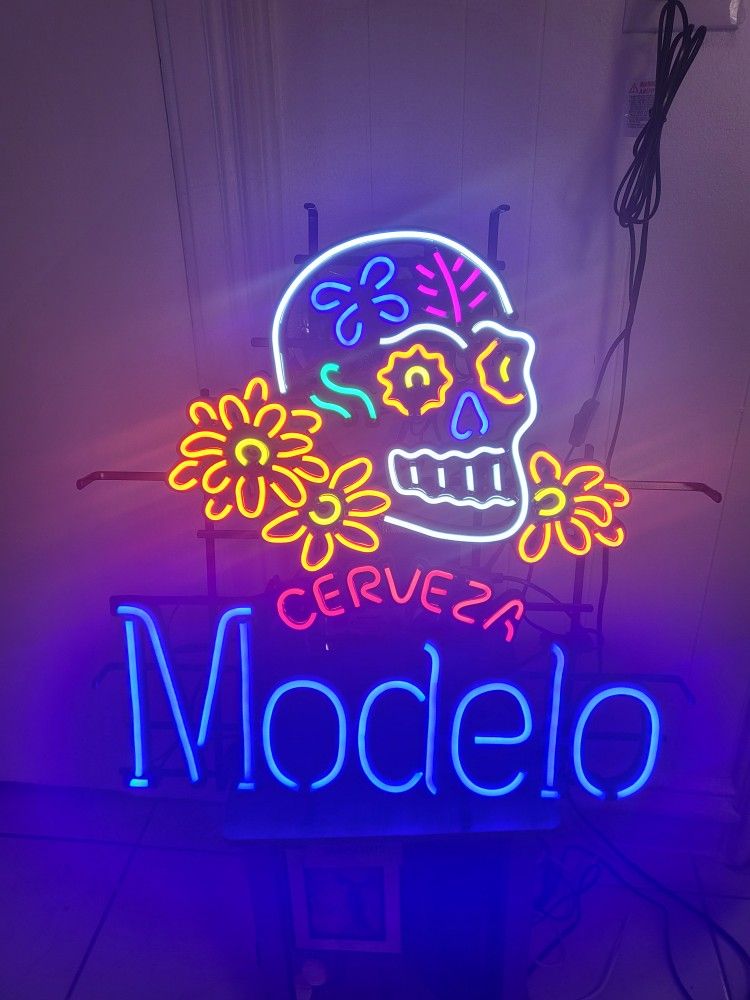 Modelo Dia De Los Muertos  LED Sign