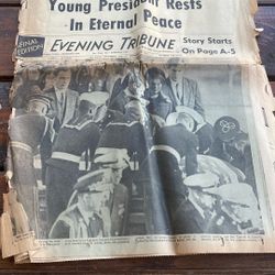 JFK assassination Newpaper 