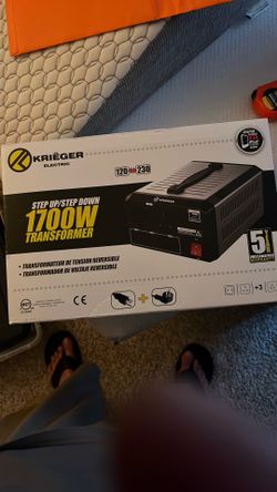 Krieger Electric 1700w Stwp Up/Step Down Transformer