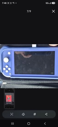 Nintendo Switch Lite Blue Handheld Console