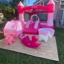Pink Bounce House