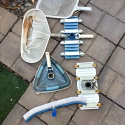 Pool Supply Storage Box with Pool Supplies