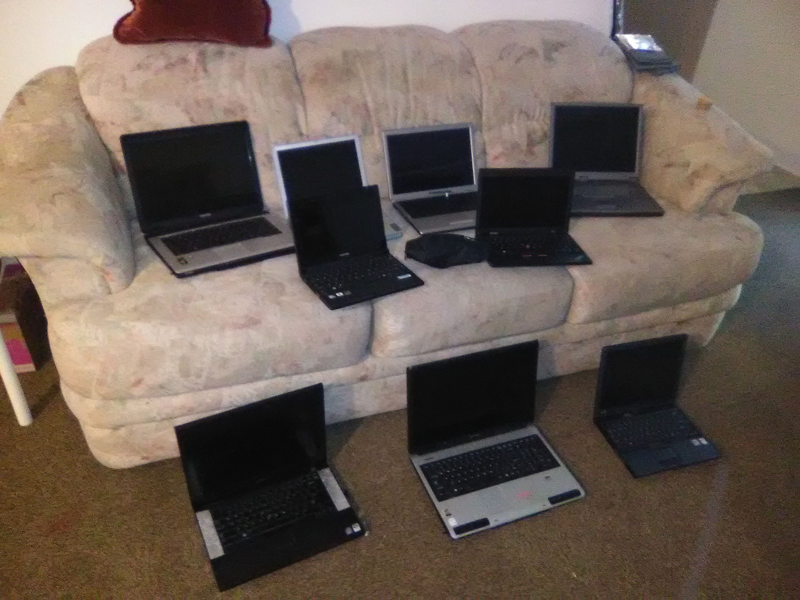 9 laptops