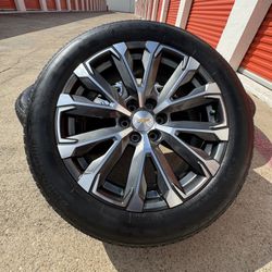 22s Chevy Gmc High Country Silverado 2025 Rims Rines Wheels 6lug Oem