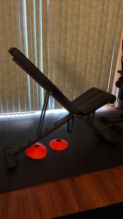Workout bench adjustable height