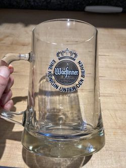 Warsteiner Mug / huge 1.3 L Oktoberfest sized