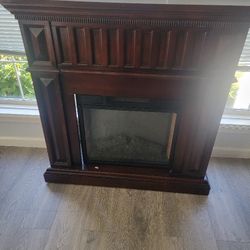 Three Sets Of Full Sofas, Fireplace TV Stand, Two Single Recliner Sofa's