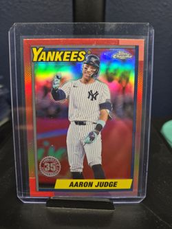 Aaron judge topps chrome Refractor Yankees mvp