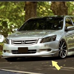 Mugen Style Front Bumper Lip Spoiler Fits 08-10 Honda Accord Sedan