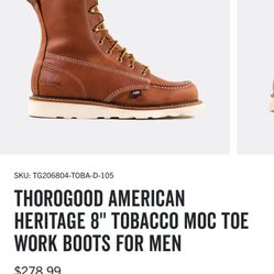 Thorogood Work Boots New