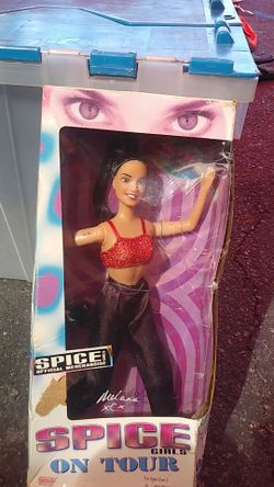 Vintage 1998 galoob toysspice girls on tour Melanie c doll new official merchandise