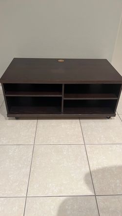 Tv stand with rollers