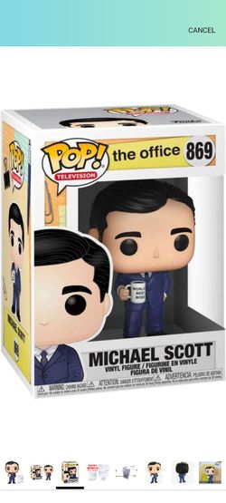 The Office Michael Scott #869 Funko Pop Painted With EcoTEK Protector Case!!!