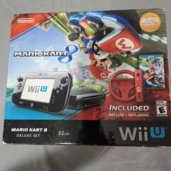 Nintendo Wii U Mario Kart 8 Deluxe Set 32GB Please Read Description Below (Rock Hill,SC)