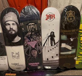 Skateboards Signed by The Greatest Skaters of All-Time