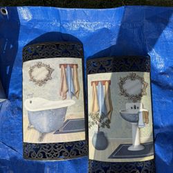 Bathtub Painting Wall Decor 