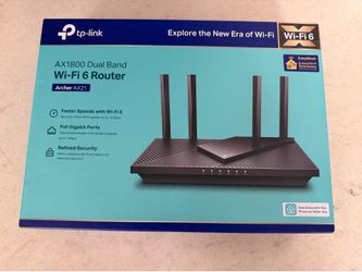 TP-Link AX1800 WiFi 6 Router