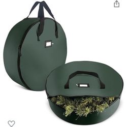 Set Of 2 Wreath Storage Bags