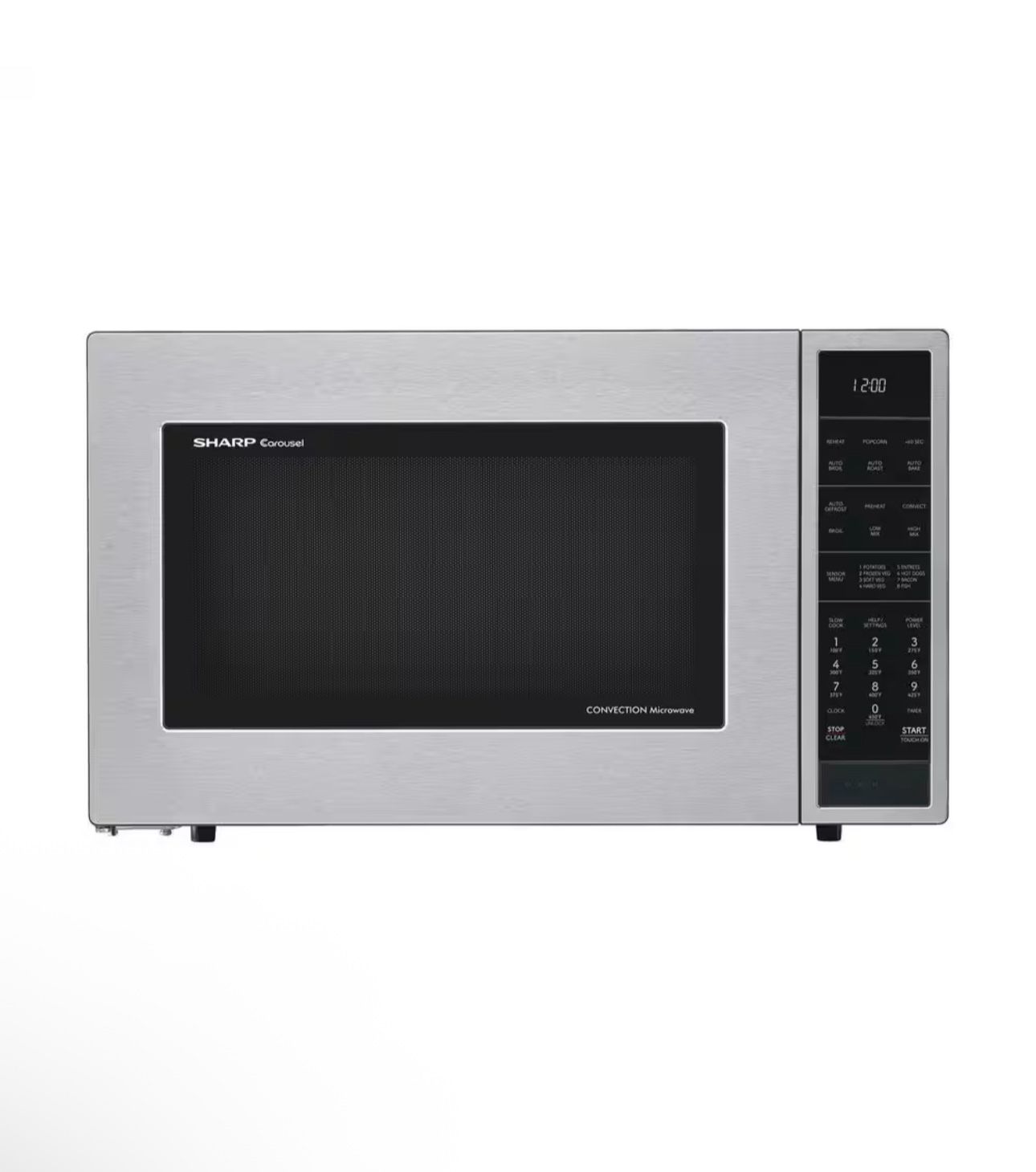 24.6 in. Microwave 1.5 cu. ft. in Stainless Steel with Convection