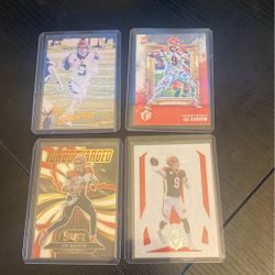 Football Card Joe Burrow Rc Lot