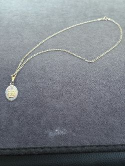 14K Solid Gold Kids Religious Medallion Necklace – 4 grams - $500 OBO