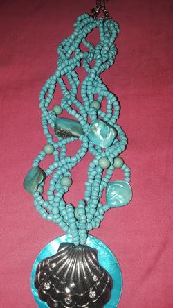 Necklace, pretty blue ,like the ocean