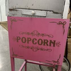 Vintage Popcorn Machine As-Is