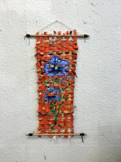 Life Unwoven - Sculptural Oil Painting 