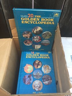 Vintage Golden Book Encyclopedias