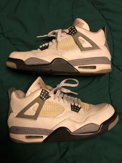 Jordan 4 White Cement