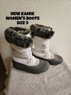 NEW KAMIK BOOTS, WOMEN'S SIZE 9