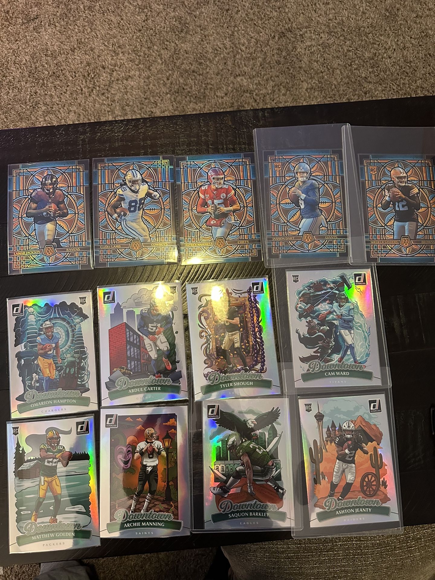 Oversized downtown & stained glass lot