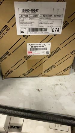 Genuine Toyota/Lexus Water Pump Assembly