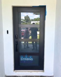 Impact single doors. Frames included