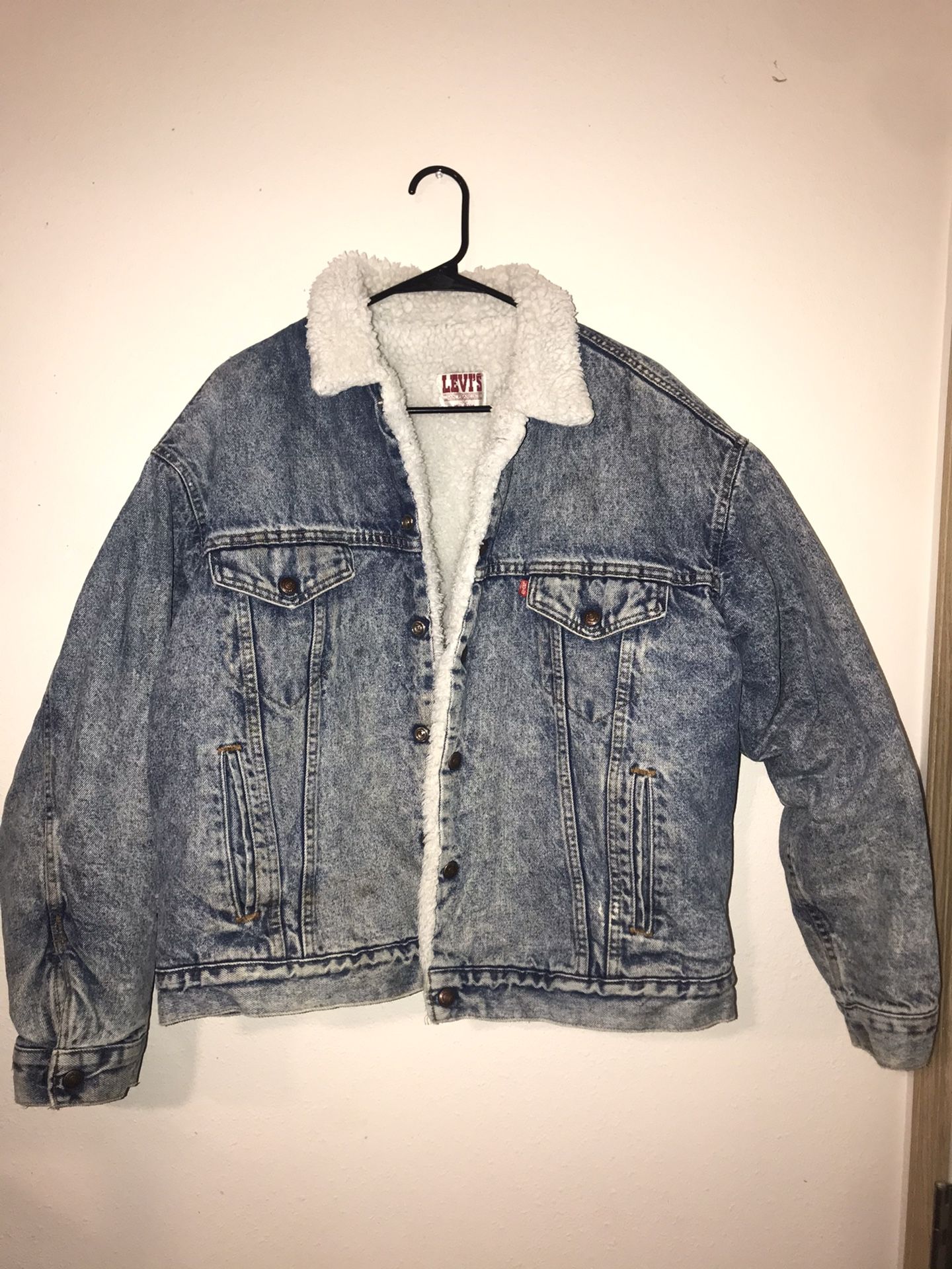 Vintage Levis Sherpa / Trucker Jacket Xl 150